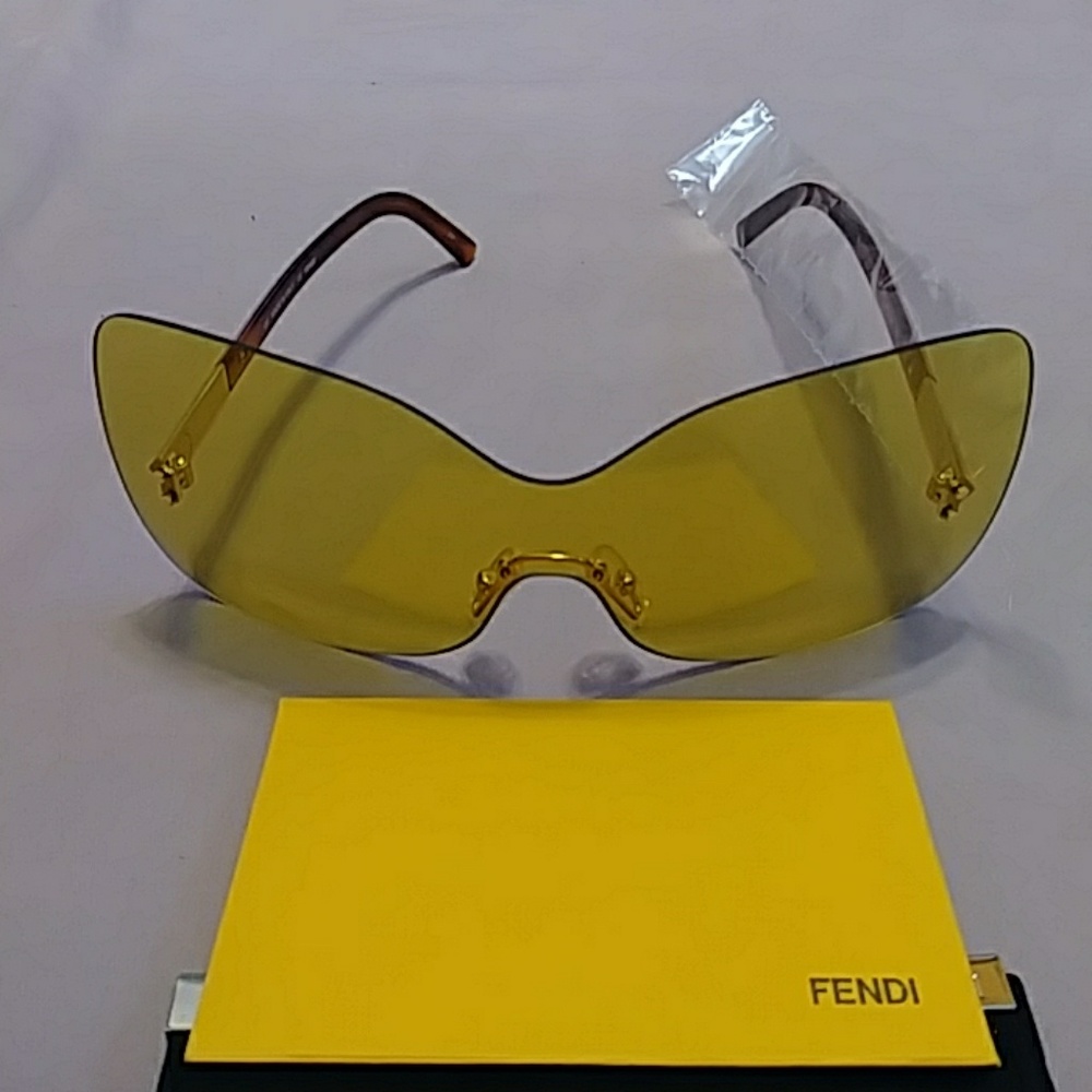 Fendi Shield Frame 65mm Sunglasses